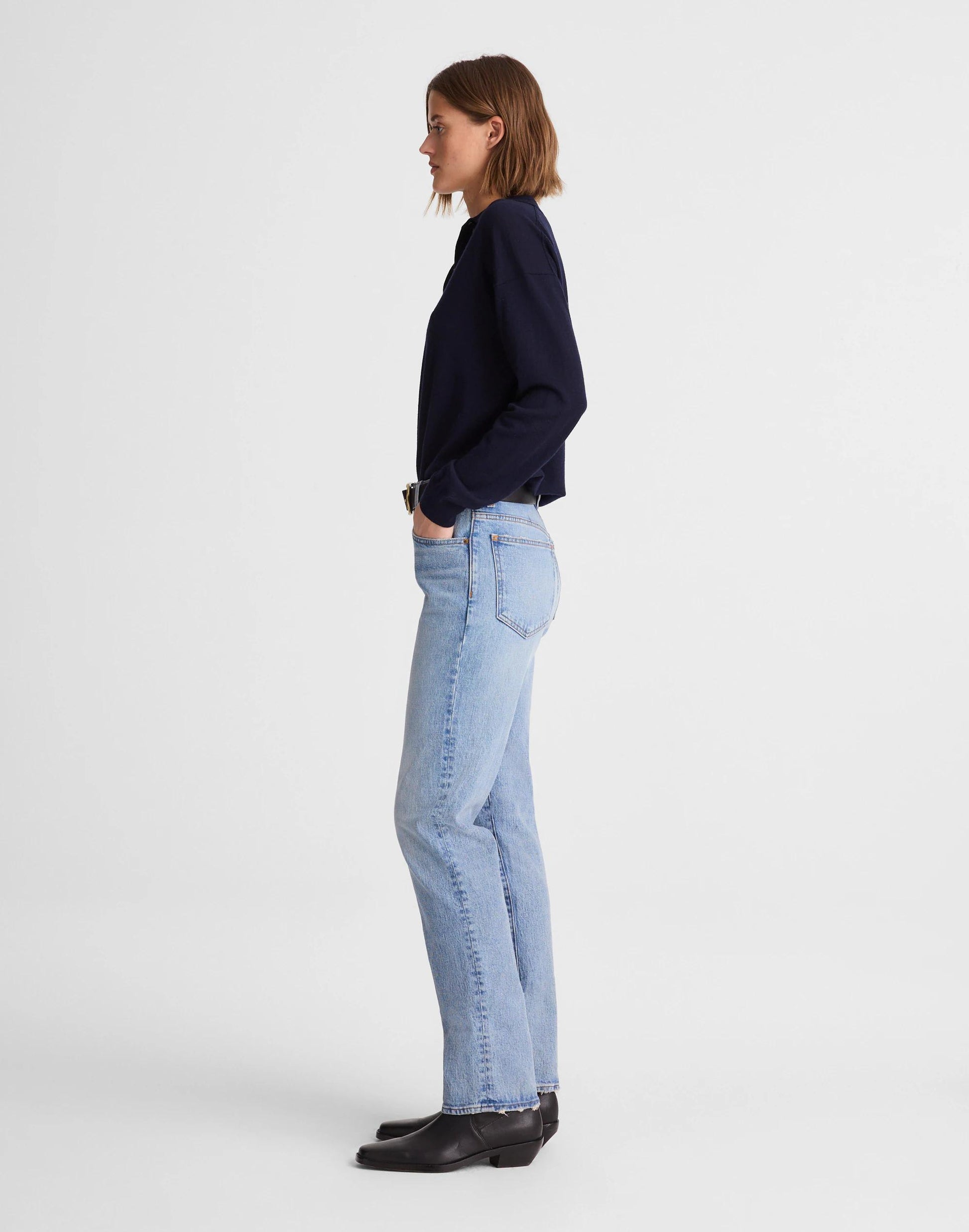 Madewell The Longline Straight Jean