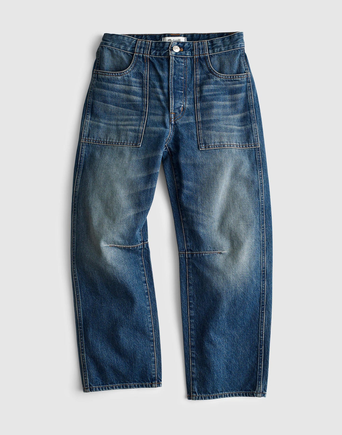 Madewell The Darted Barrel-Leg Jean