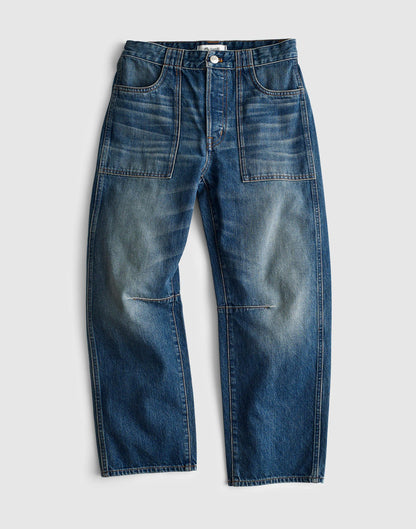 Madewell The Darted Barrel-Leg Jean