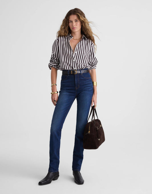 Madewell The Pencil Jean in Super Stretch Denim