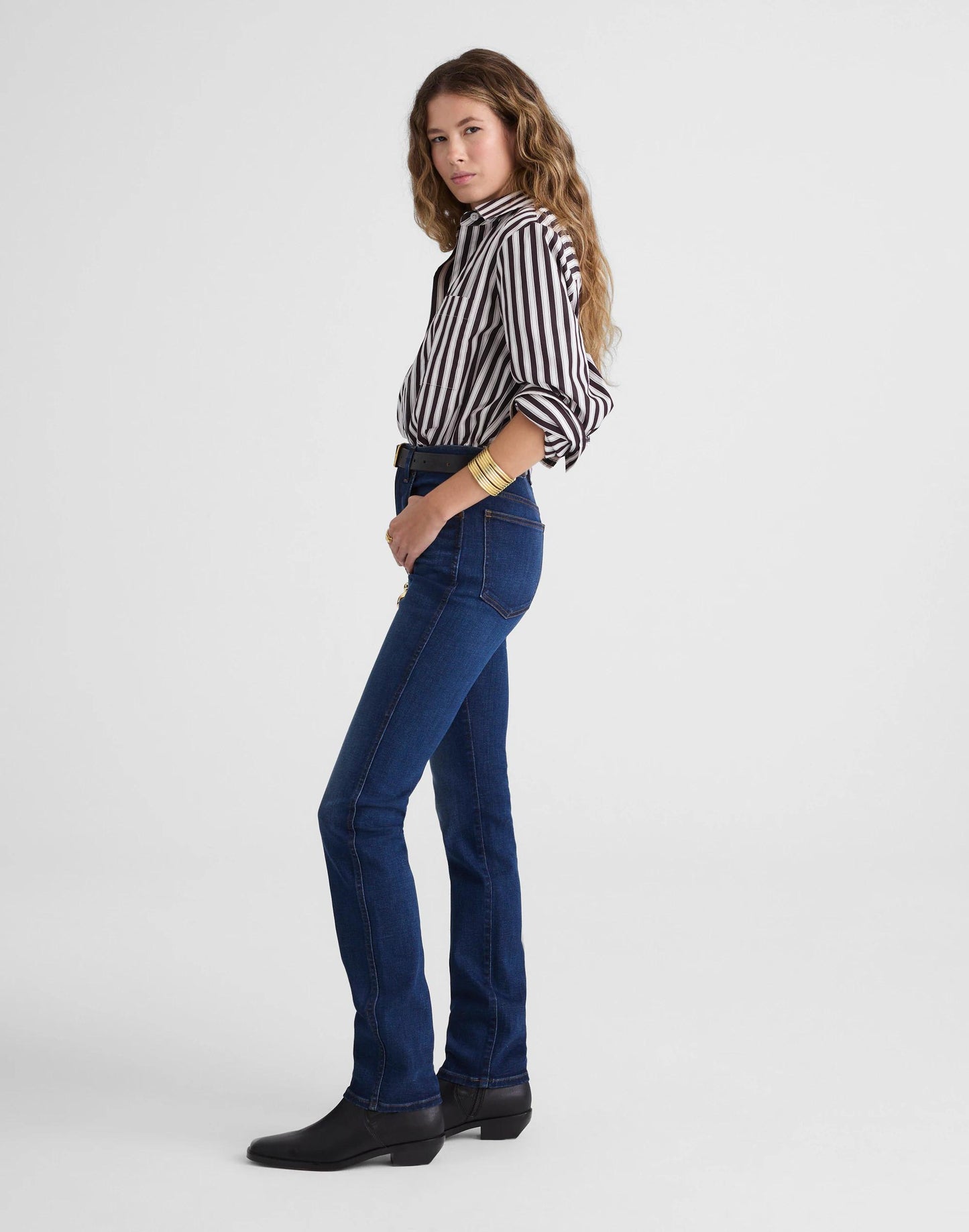 Madewell The Pencil Jean in Super Stretch Denim
