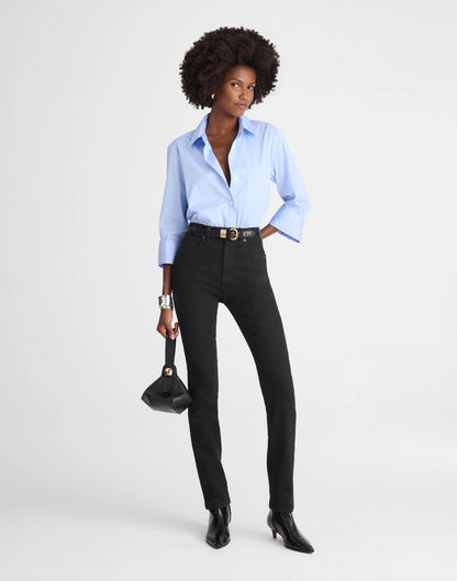 Madewell The Pencil Jean in Super Stretch Denim