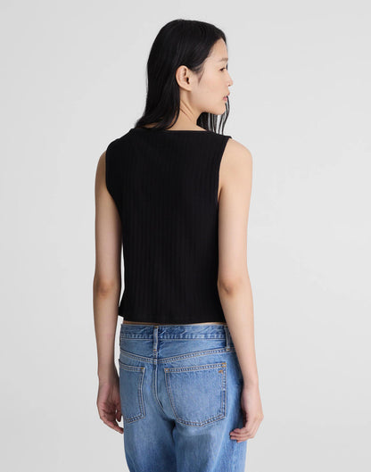 Madewell Ribbed Crewneck Shell Top