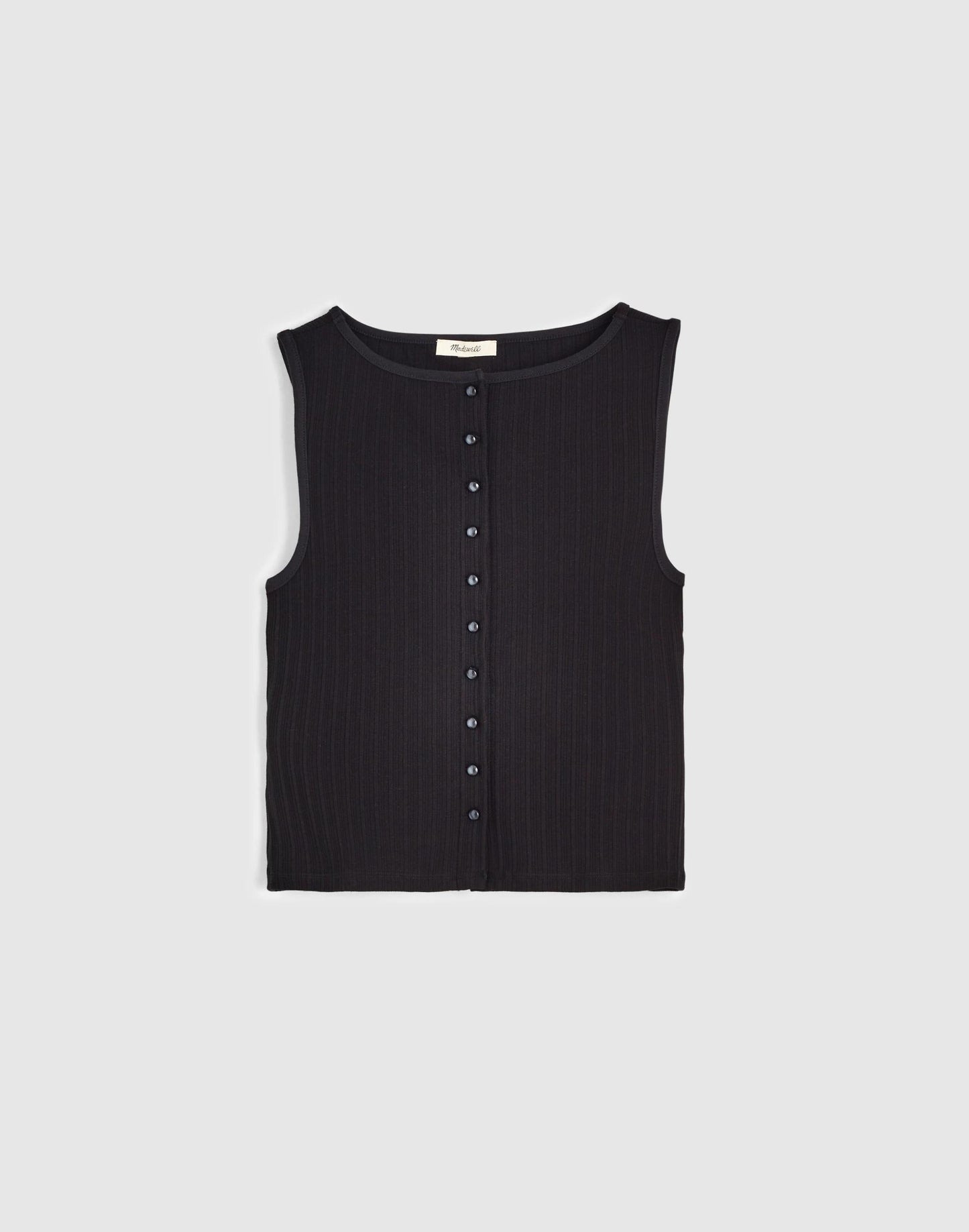 Madewell Ribbed Crewneck Shell Top