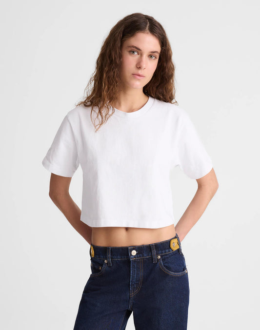 Madewell Madewell x Benjamin Talley Smith The Sullivan Boxy Crop Tee