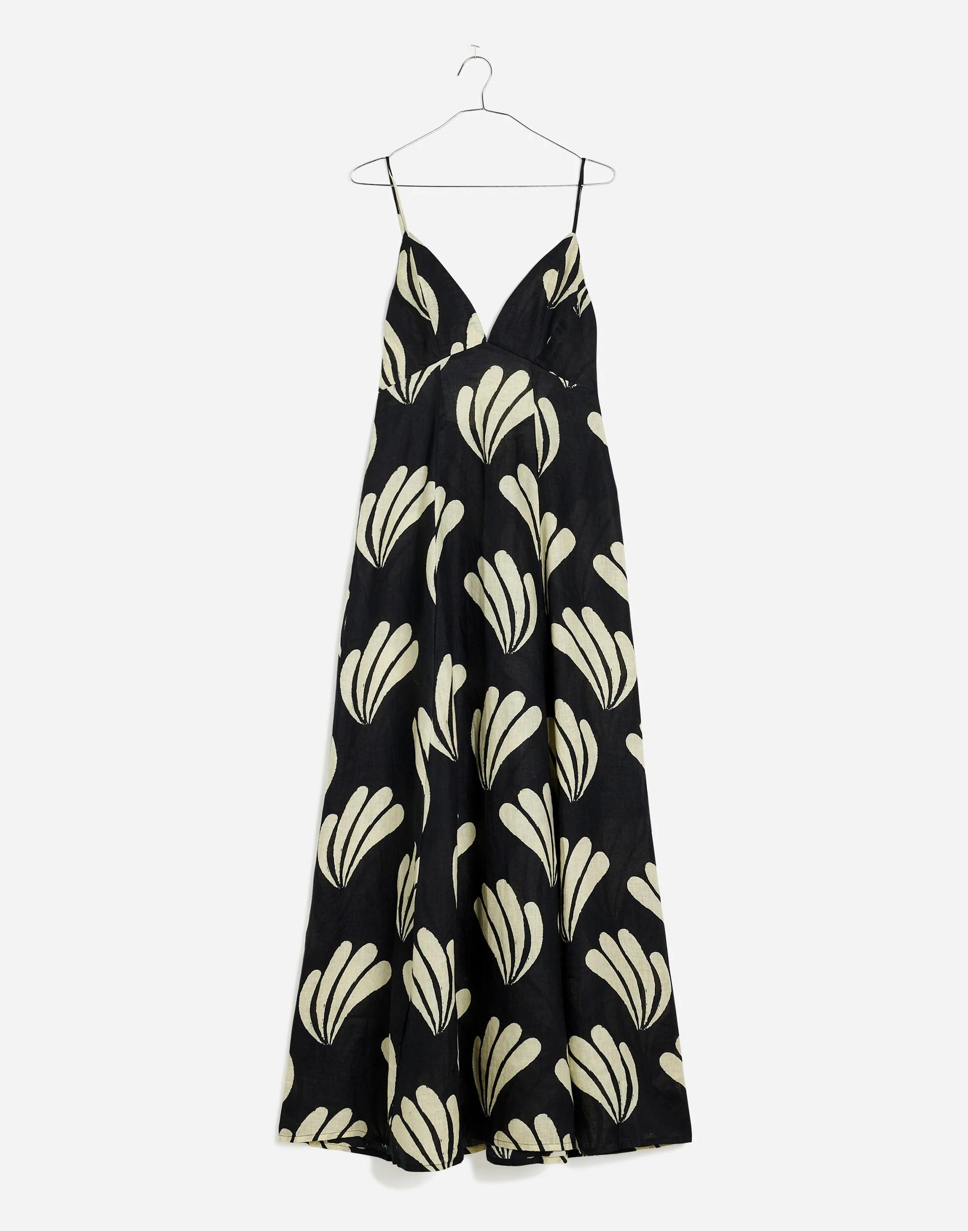 Madewell Zulu & Zephyr Palm Linen Dress