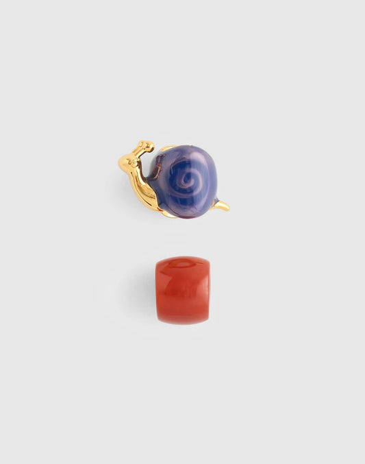 Madewell Two-Pack Snail Bead Charms