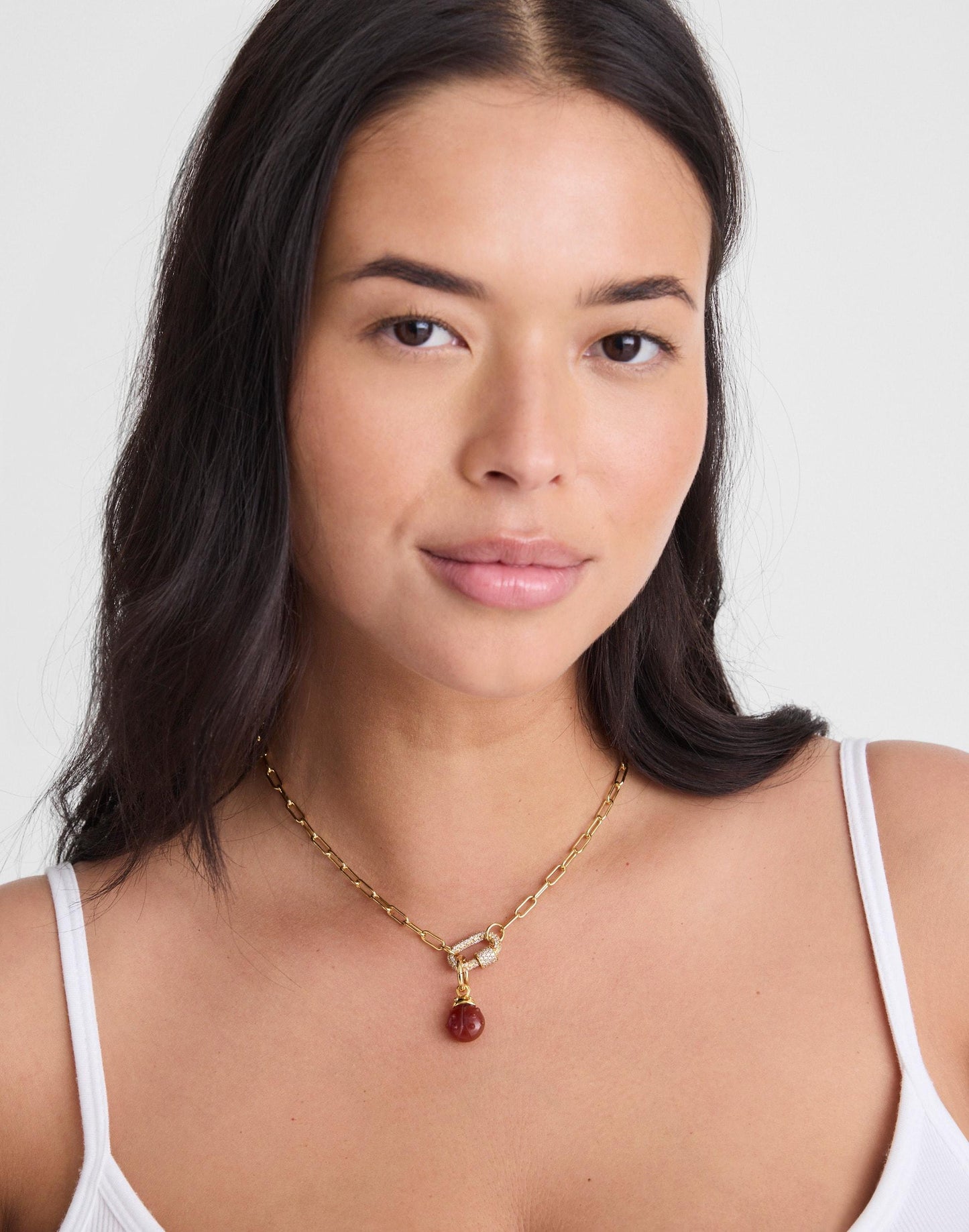 Madewell Semiprecious Ladybug Charm