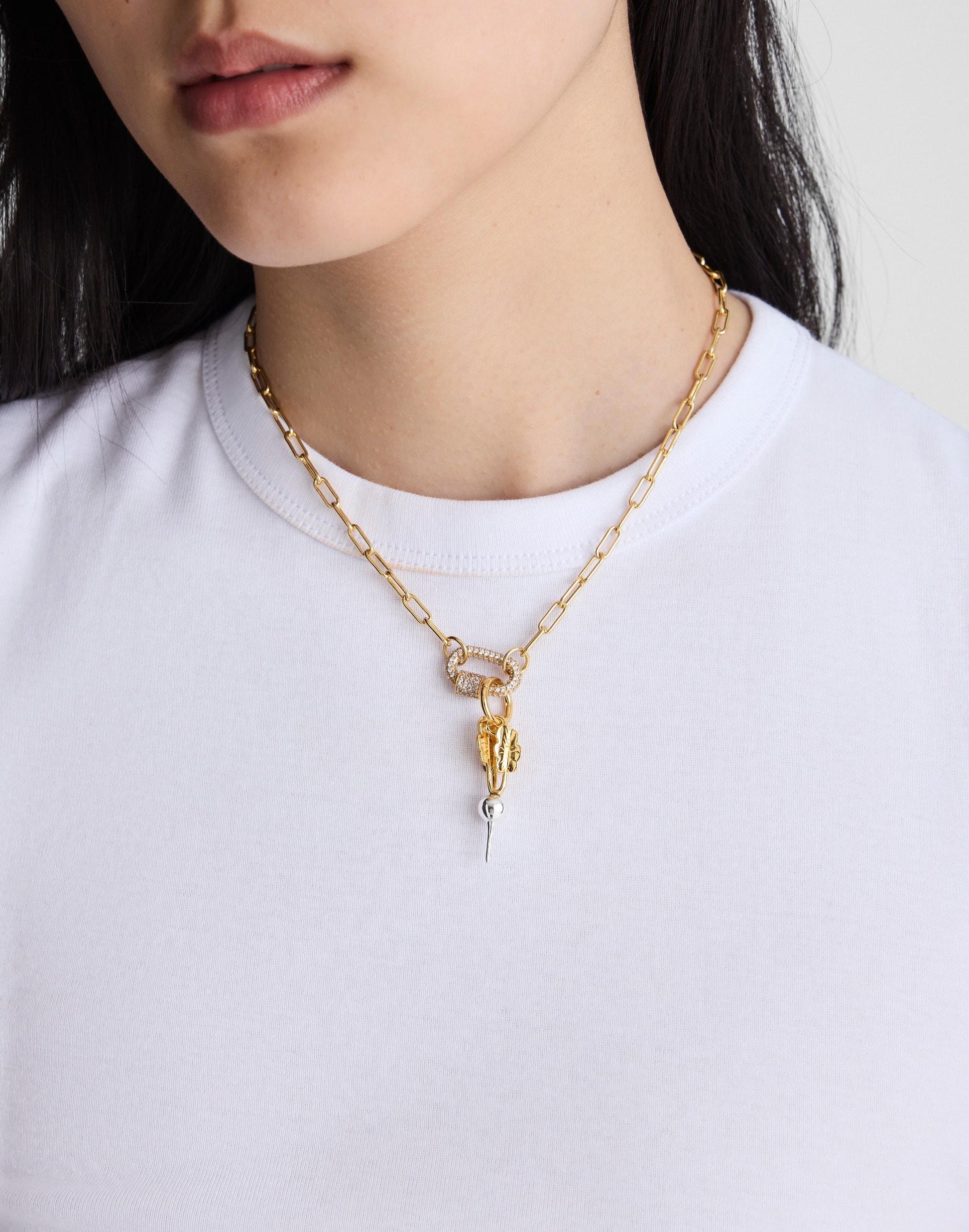 Madewell Mixed-Metal Radish Charm