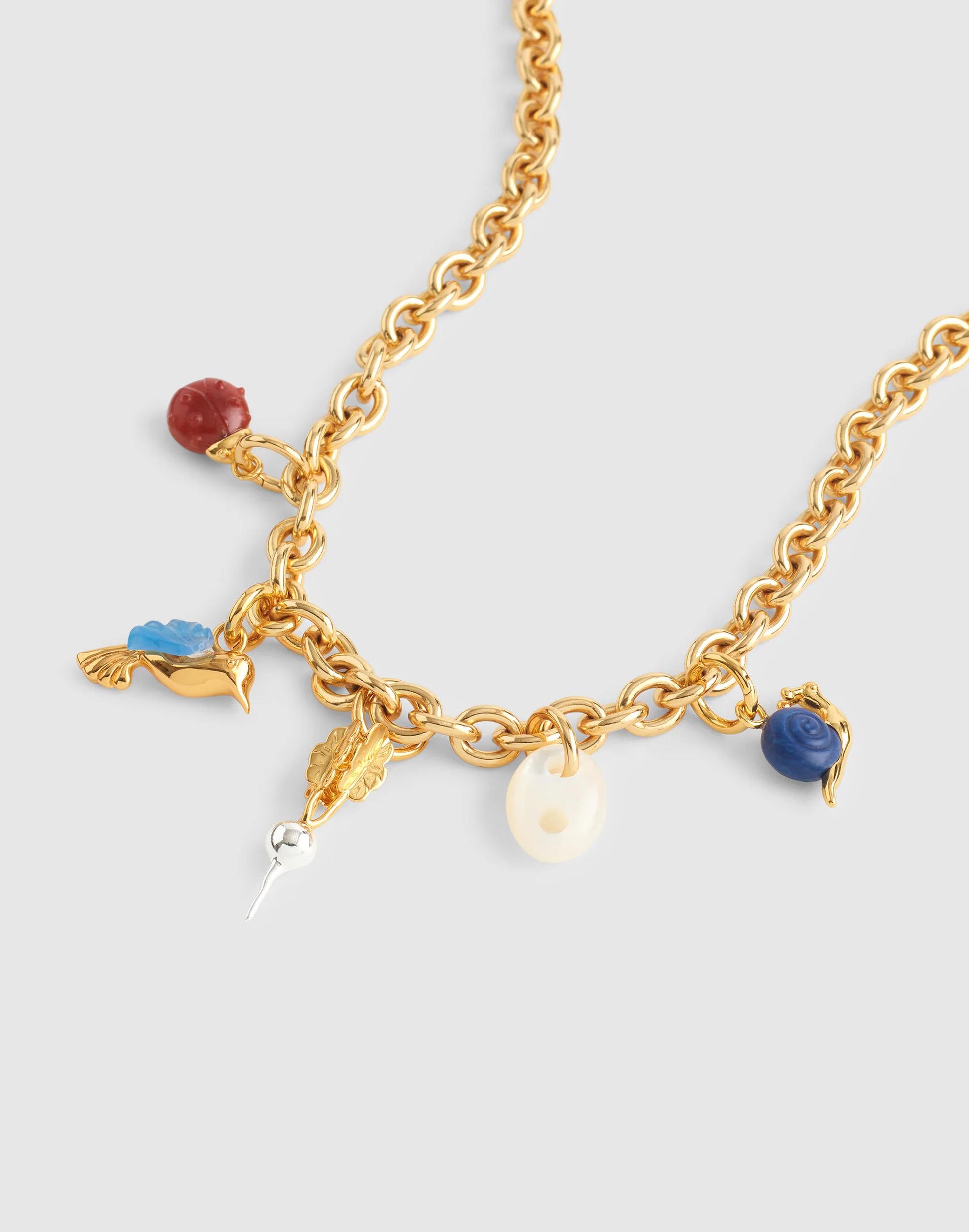Madewell Semiprecious Snail Charm