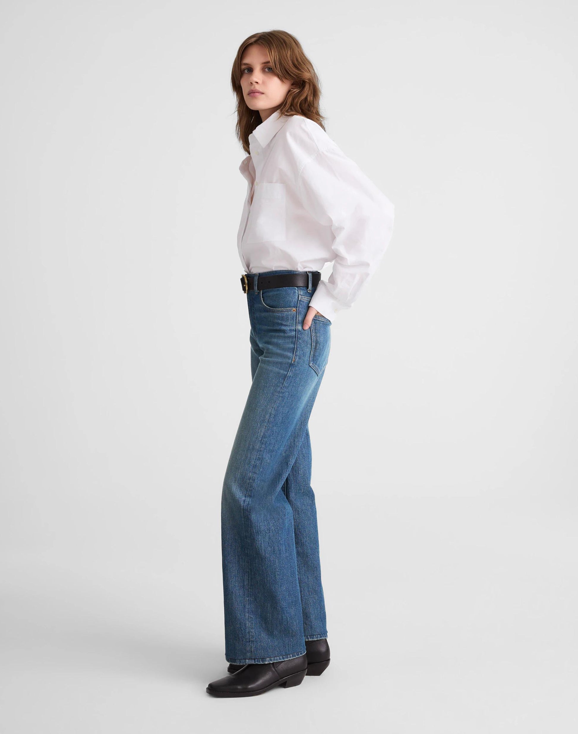 Madewell The Petite Perfect Vintage Wide-Leg Jean