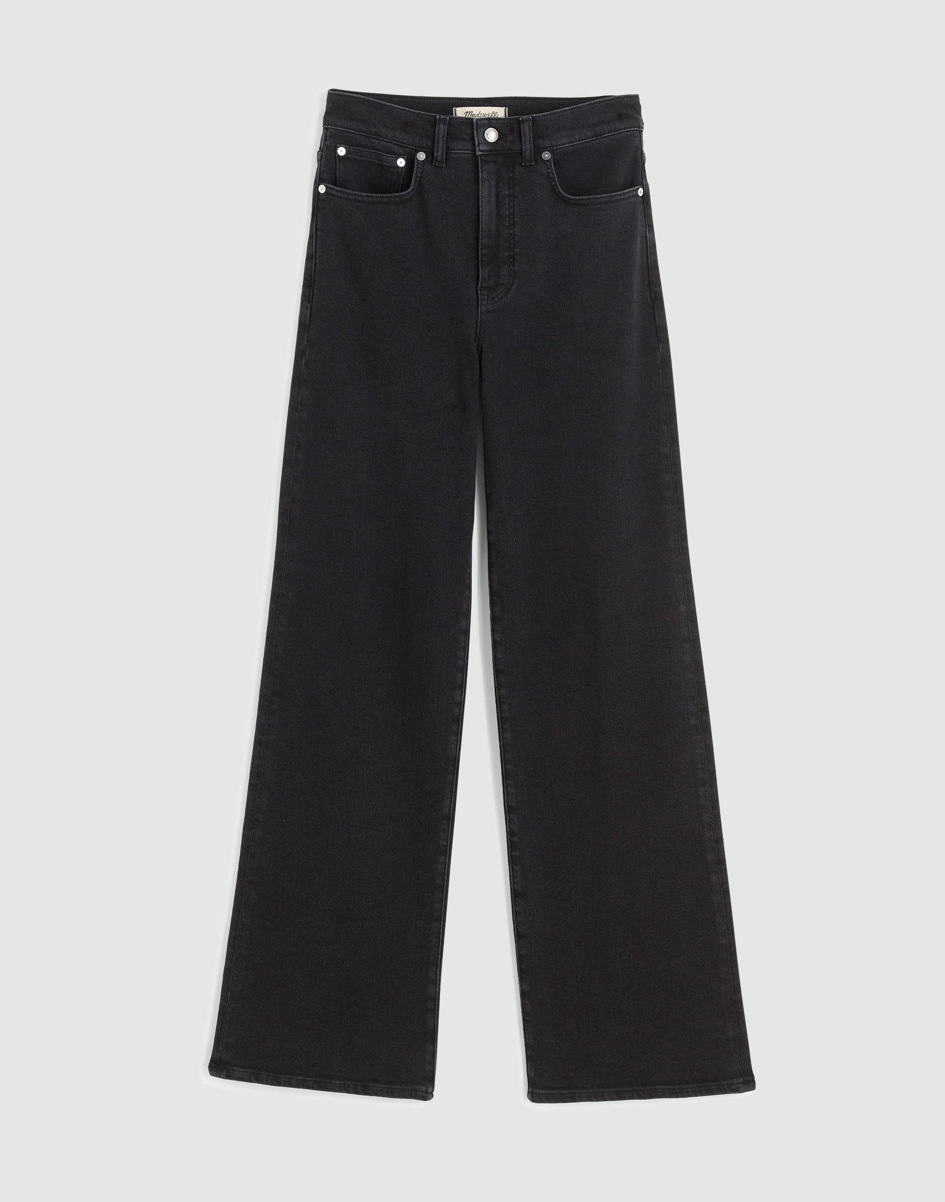 Madewell The Petite Wide-Leg Jean in Super Stretch