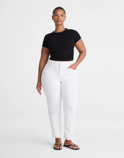 Madewell The Plus Pencil Jean in Super Stretch Denim