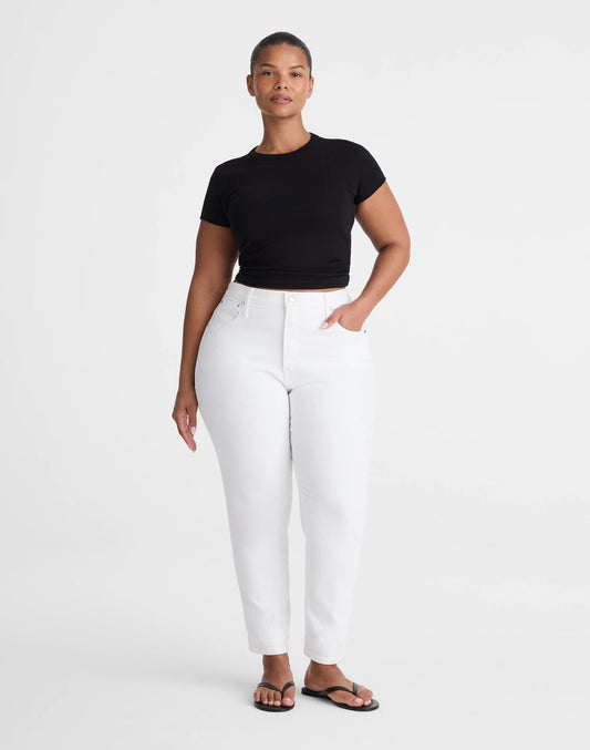 Madewell The Plus Pencil Jean in Super Stretch Denim