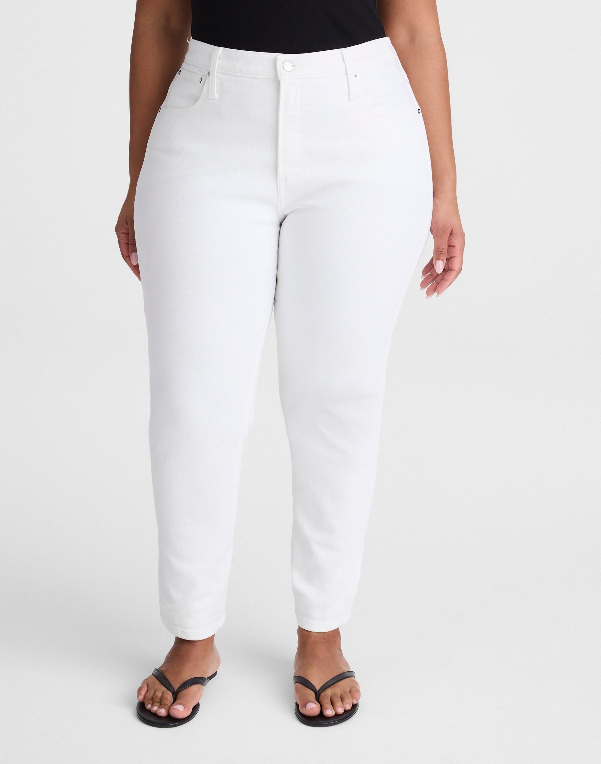 Madewell The Plus Pencil Jean in Super Stretch Denim