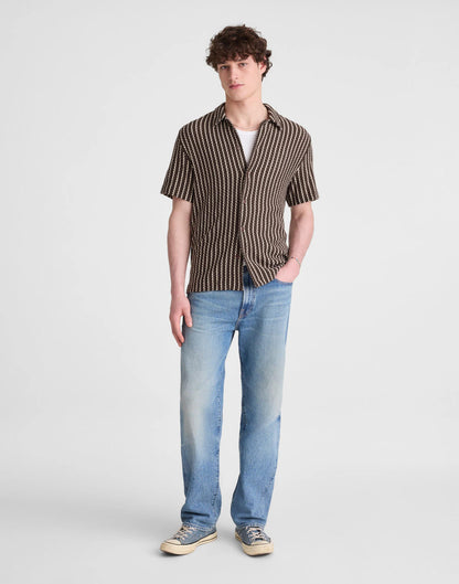 Madewell Textured-Knit Short-Sleeve Shirt