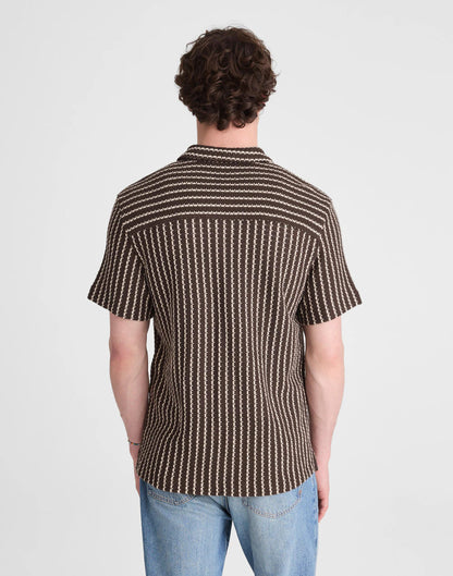 Madewell Textured-Knit Short-Sleeve Shirt