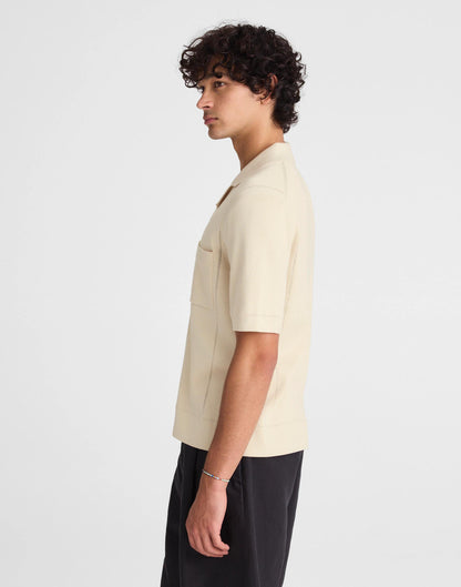 Madewell Knit Short-Sleeve Boxy Shirt