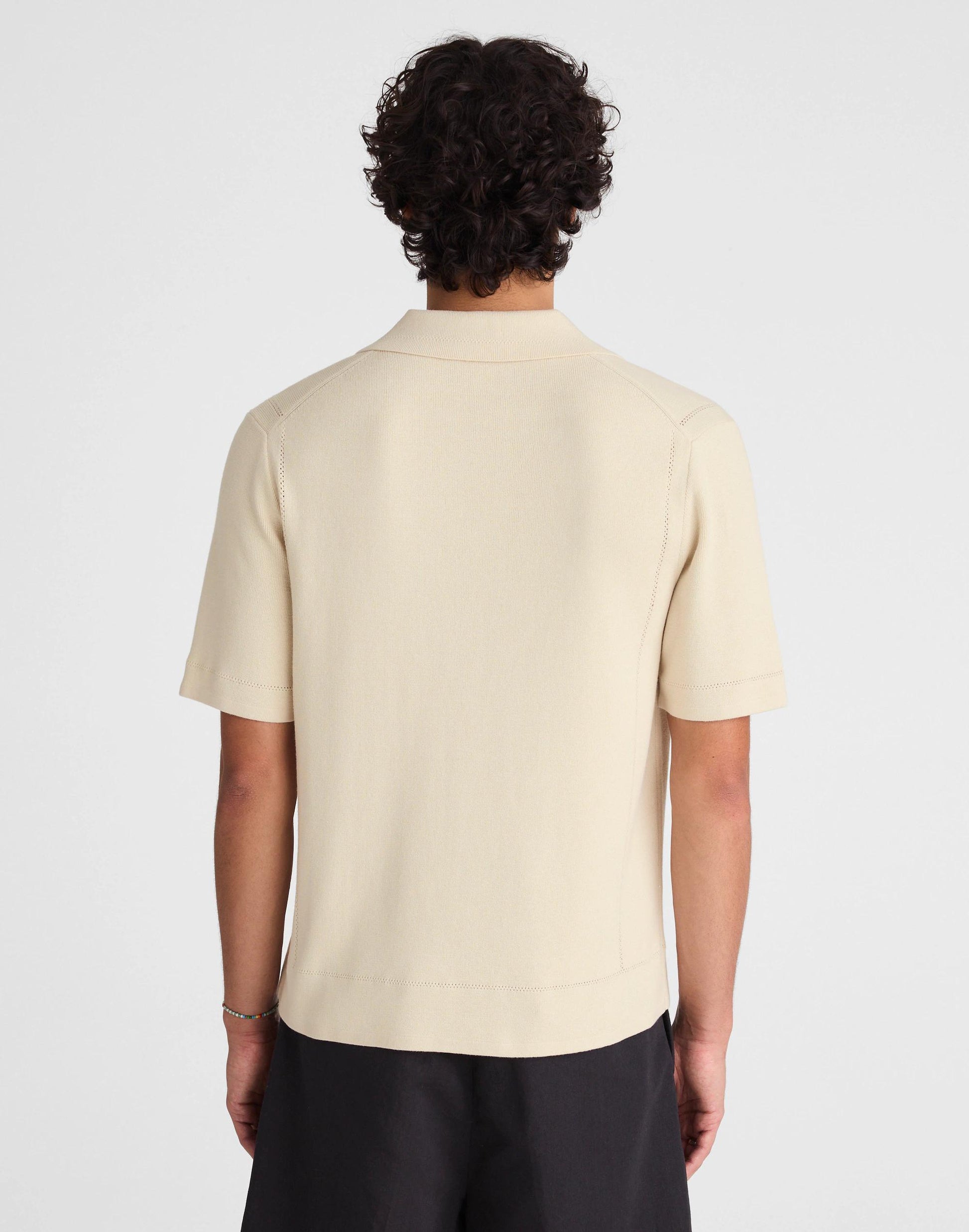Madewell Knit Short-Sleeve Boxy Shirt