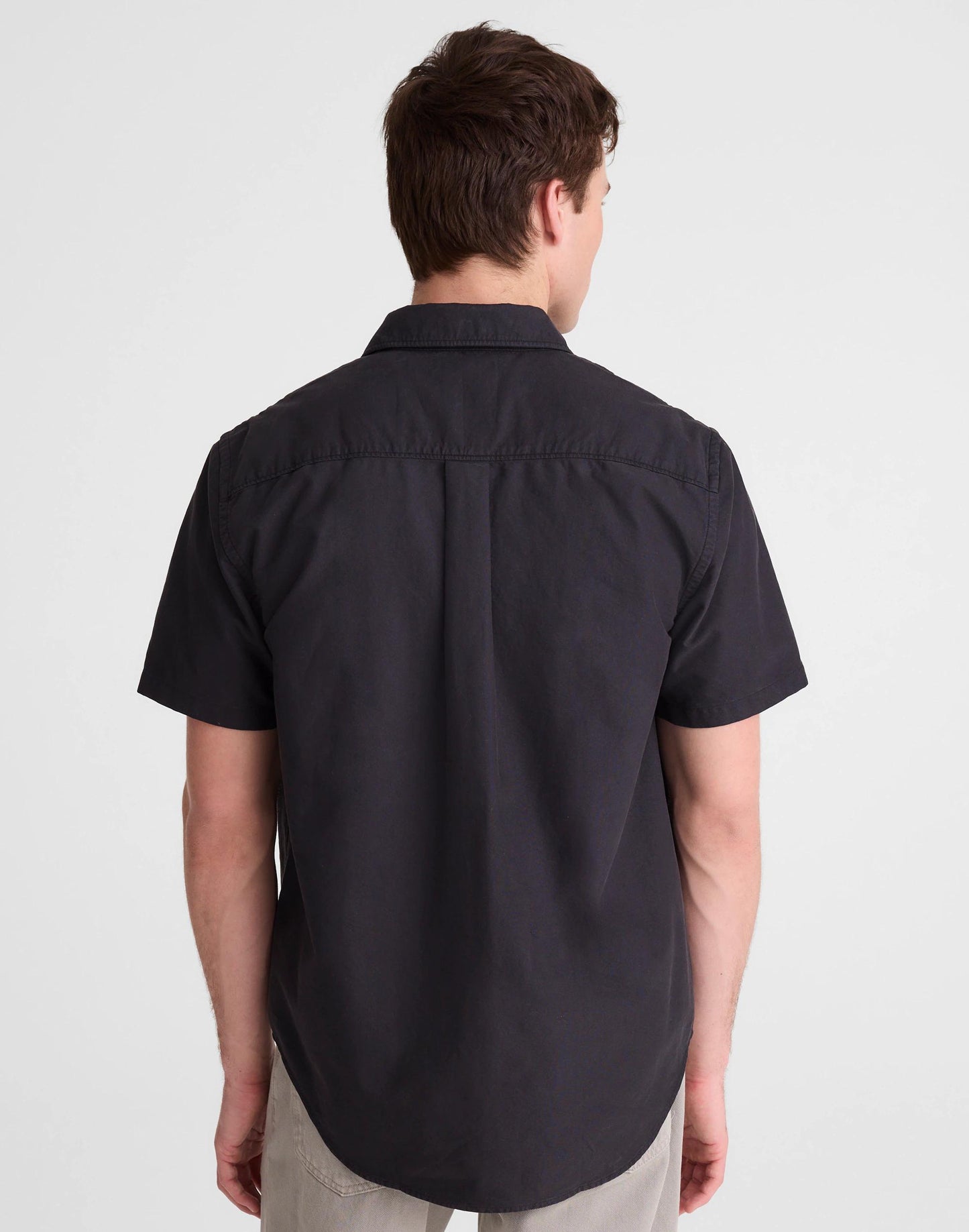 Madewell Short-Sleeve Single-Pocket Shirt in Allday Oxford