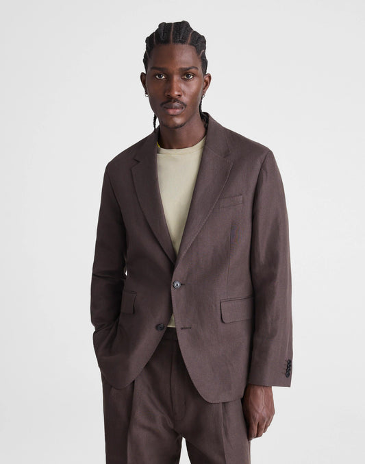 Madewell Unstructured Blazer in Linen-Cotton Blend