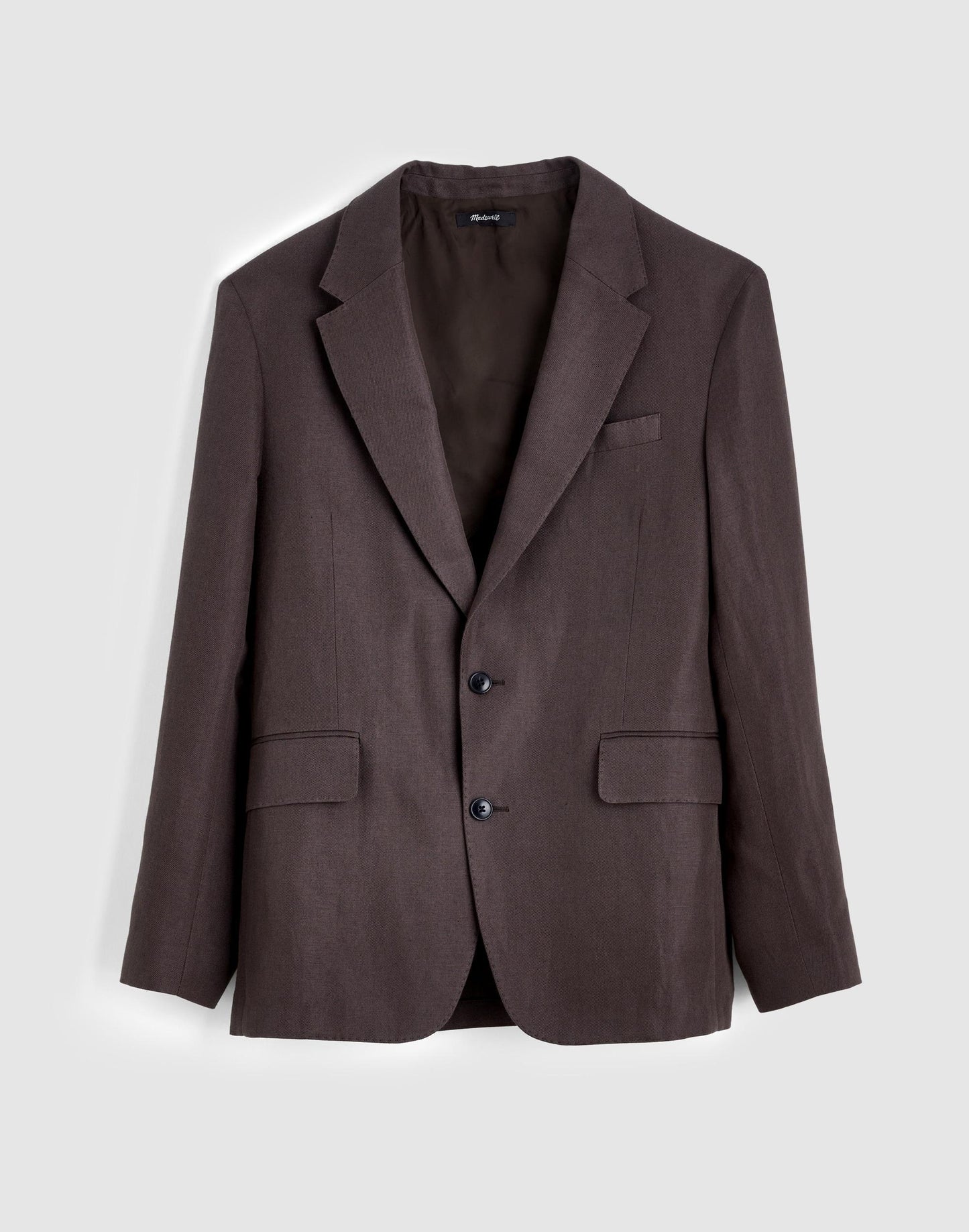 Madewell Unstructured Blazer in Linen-Cotton Blend