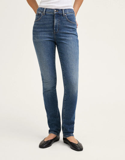 Madewell The Pencil Jean in Super Stretch Denim
