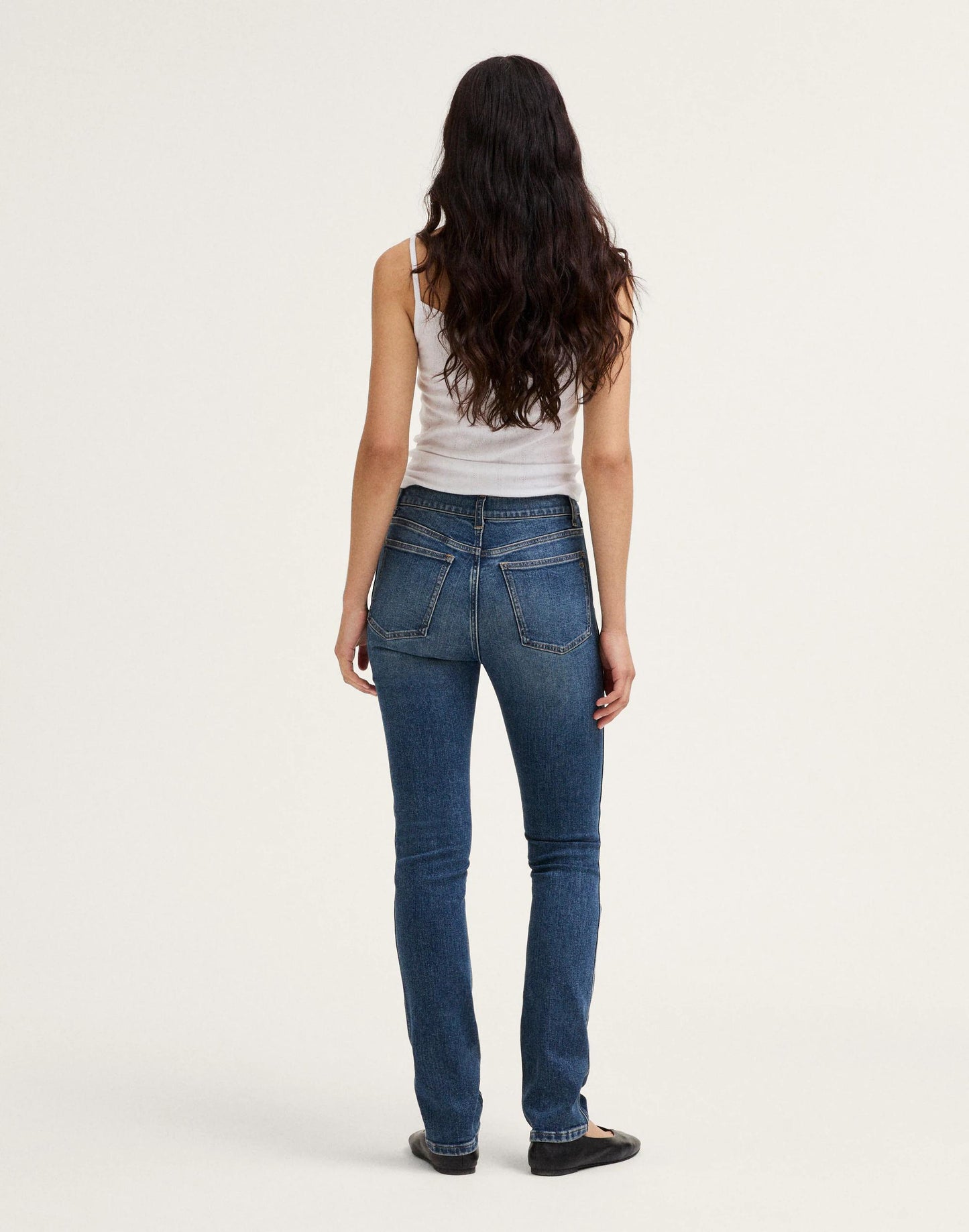 Madewell The Pencil Jean in Super Stretch Denim