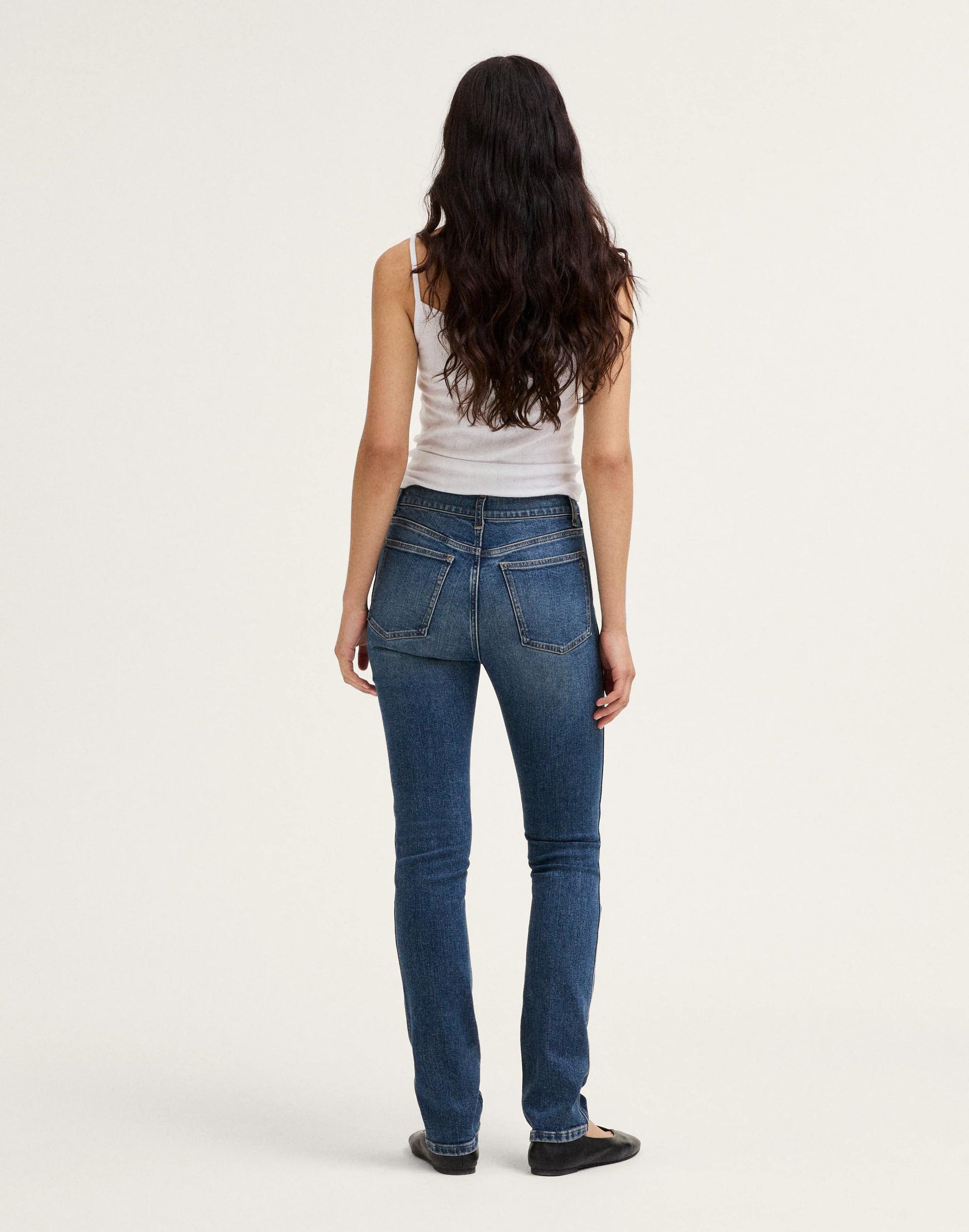 Madewell The Pencil Jean in Super Stretch Denim