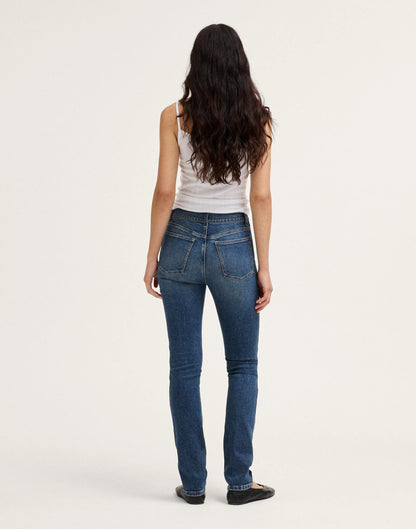 Madewell The Pencil Jean in Super Stretch Denim