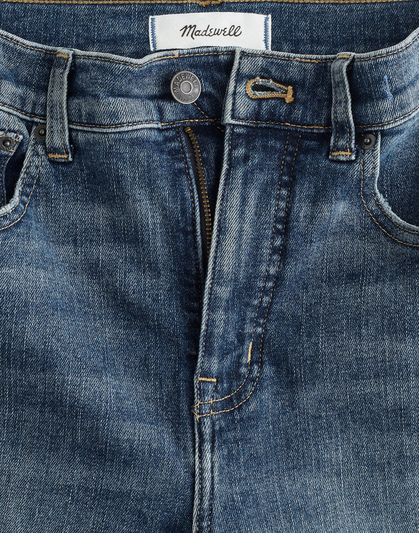 Madewell The Pencil Jean in Super Stretch Denim