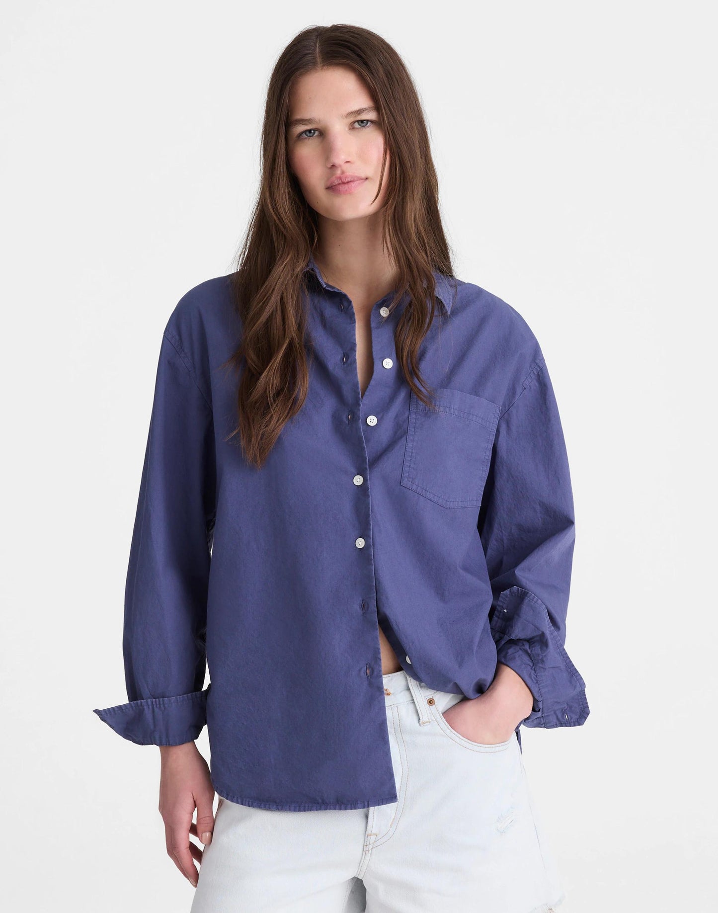 Madewell The Easy Shirt in Poplin