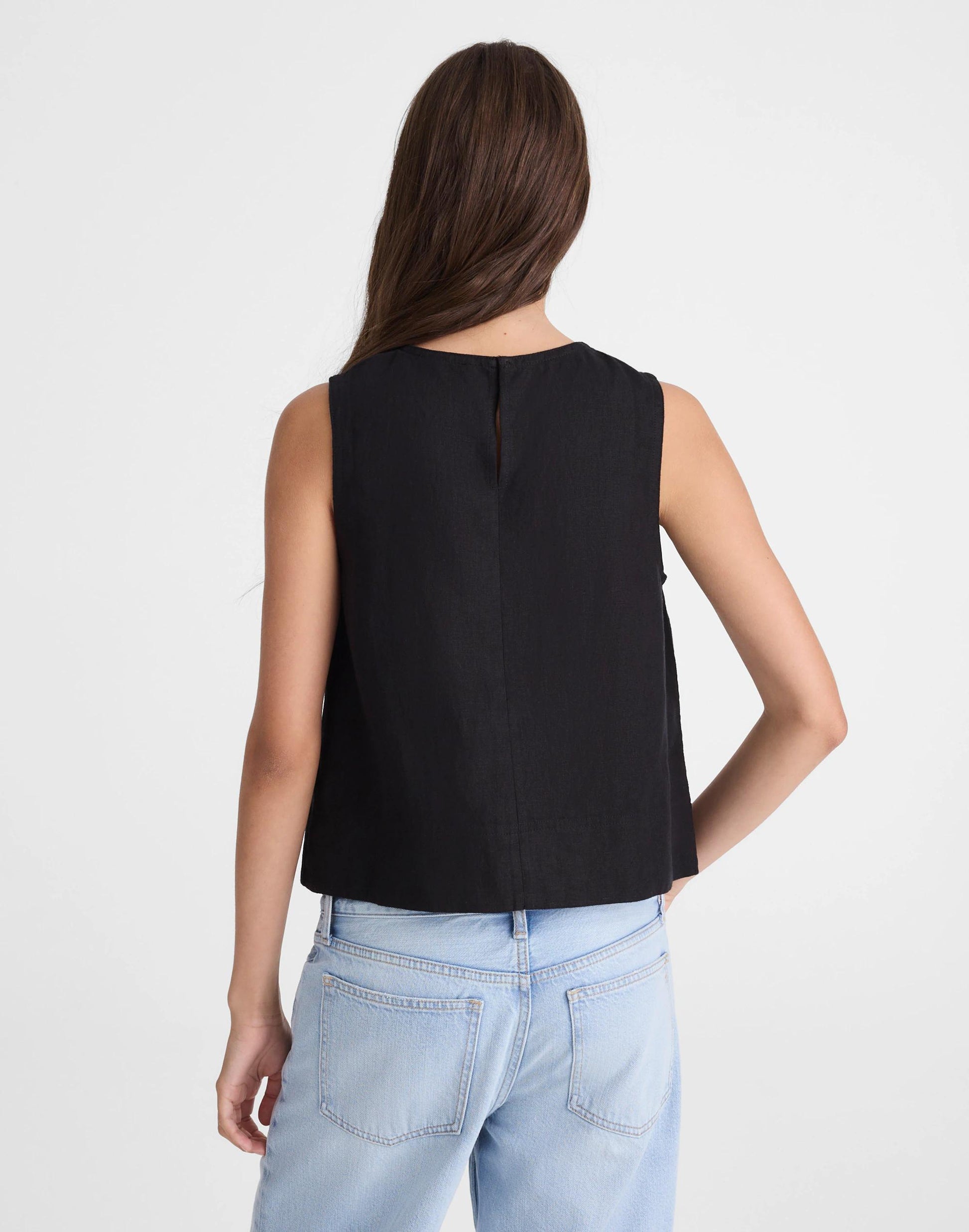 Madewell Shell Top in 100% Linen