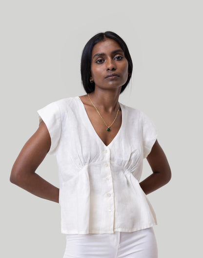 Madewell Reistor Deep V-Neck Top
