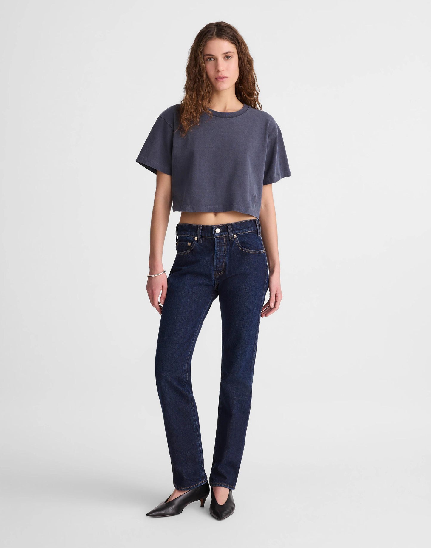 Madewell Madewell x Benjamin Talley Smith The Sullivan Boxy Crop Tee