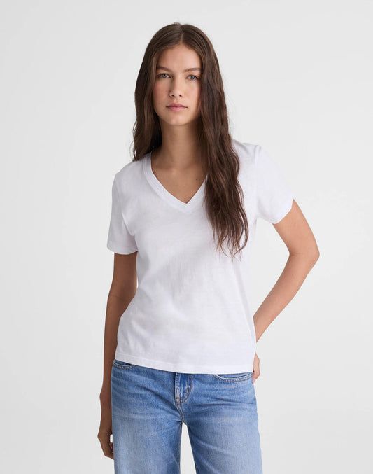 Madewell The Easy V-Neck Tee in Soft Slub