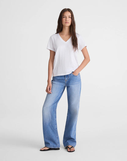 Madewell The Easy V-Neck Tee in Soft Slub