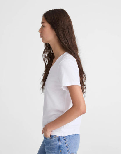 Madewell The Easy V-Neck Tee in Soft Slub