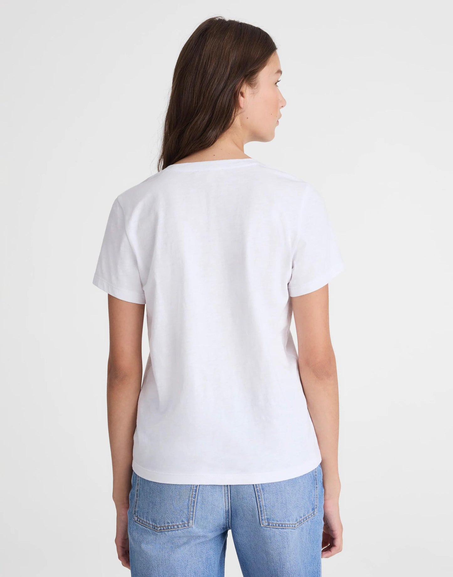 Madewell The Easy V-Neck Tee in Soft Slub