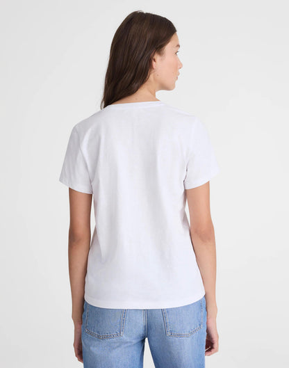Madewell The Easy V-Neck Tee in Soft Slub