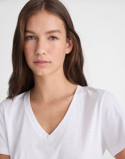 Madewell The Easy V-Neck Tee in Soft Slub