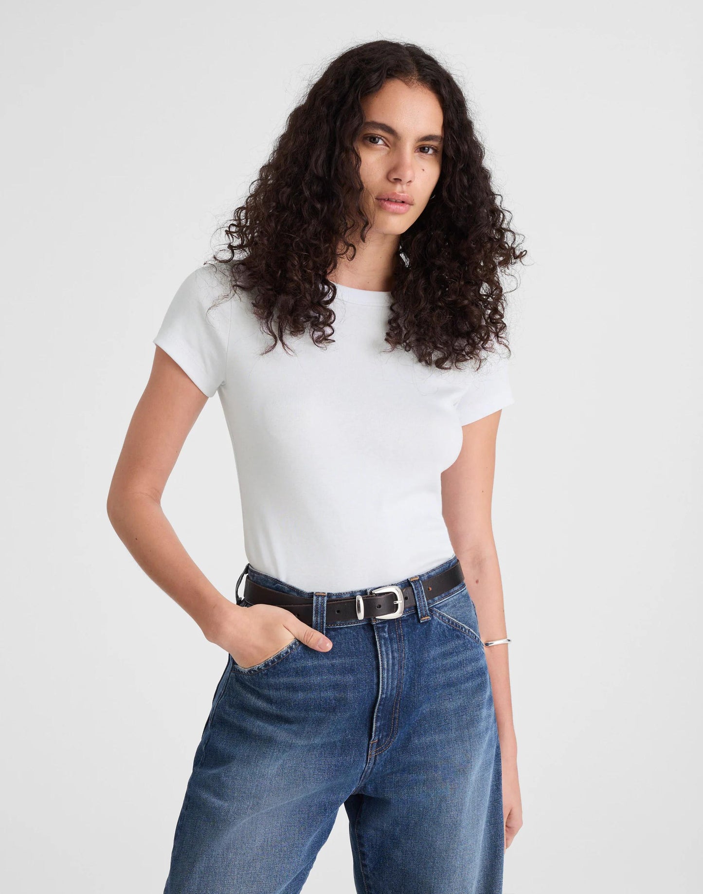 Madewell The '90s Crewneck Tee in Compact Cotton