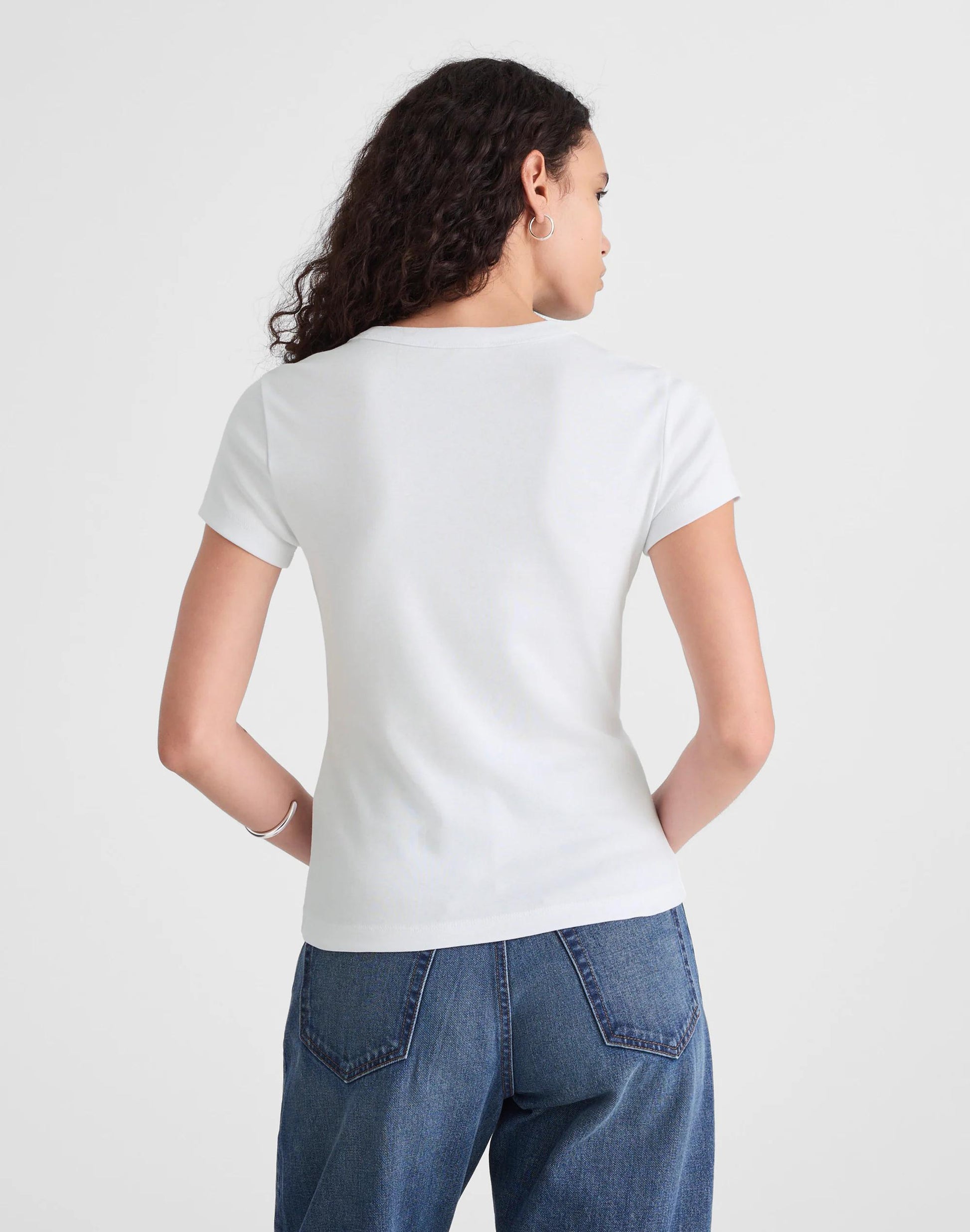 Madewell The '90s Crewneck Tee in Compact Cotton