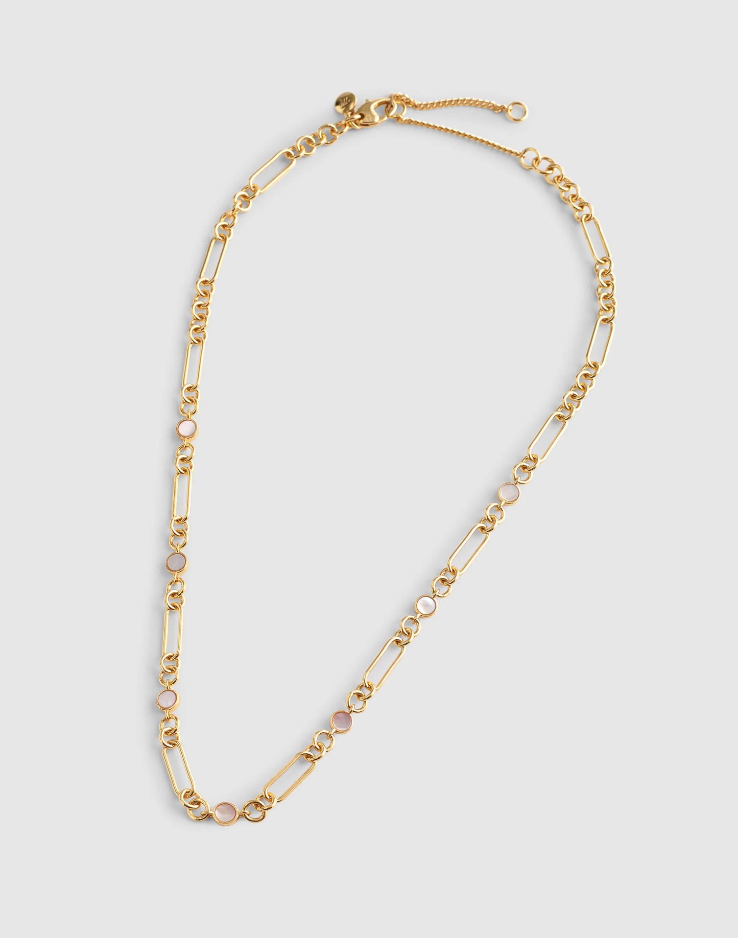 Madewell Mother-of-Pearl Mixed-Link Chain Necklace