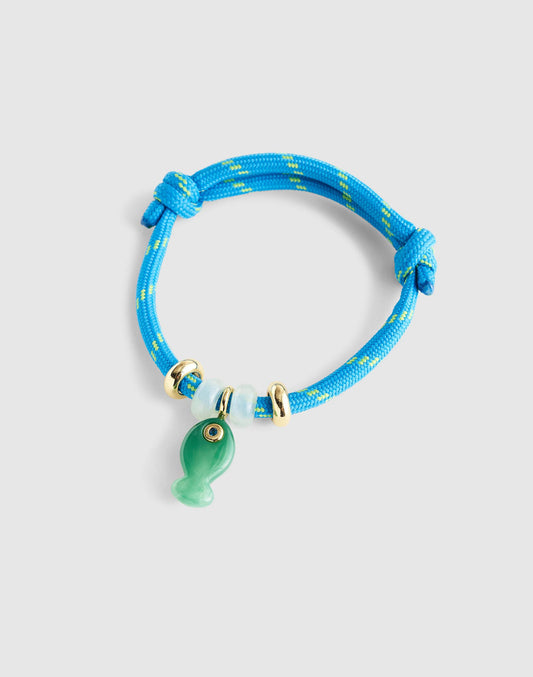 Madewell Semiprecious Paracord Charm Bracelet