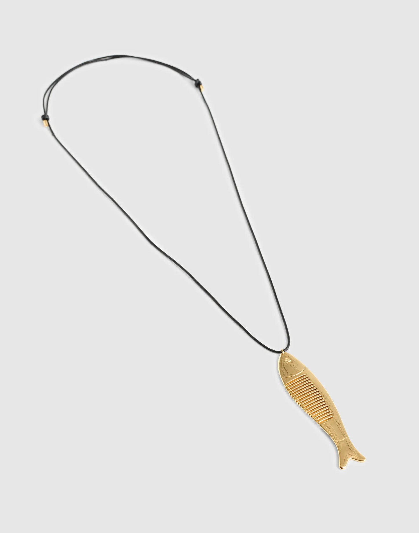 Madewell Fish Comb Charm Necklace