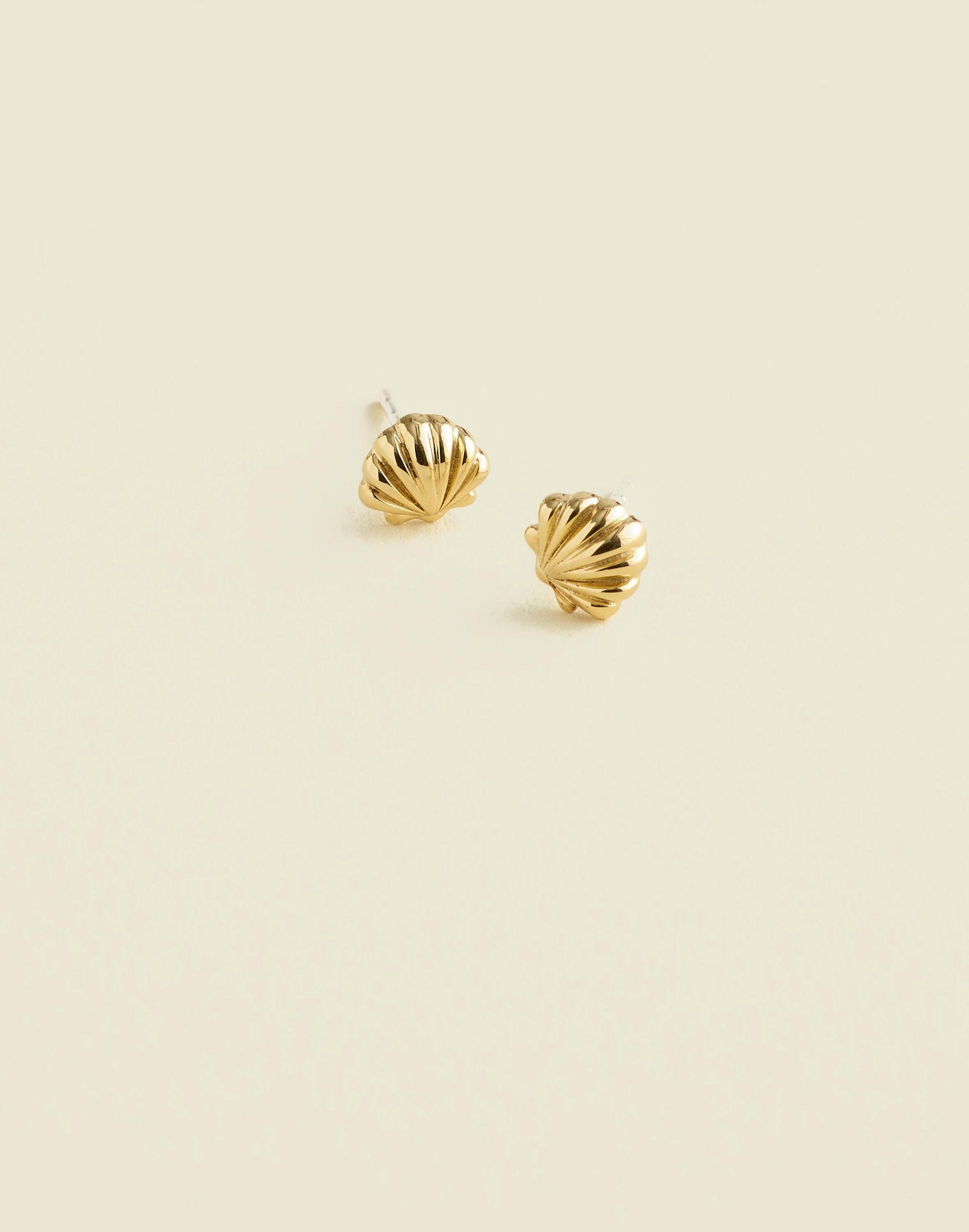 Madewell Demi-Fine Shell Stud Earrings