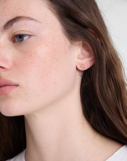 Madewell Demi-Fine Shell Stud Earrings