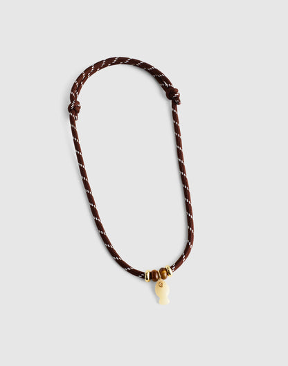 Madewell Semiprecious Paracord Charm Necklace