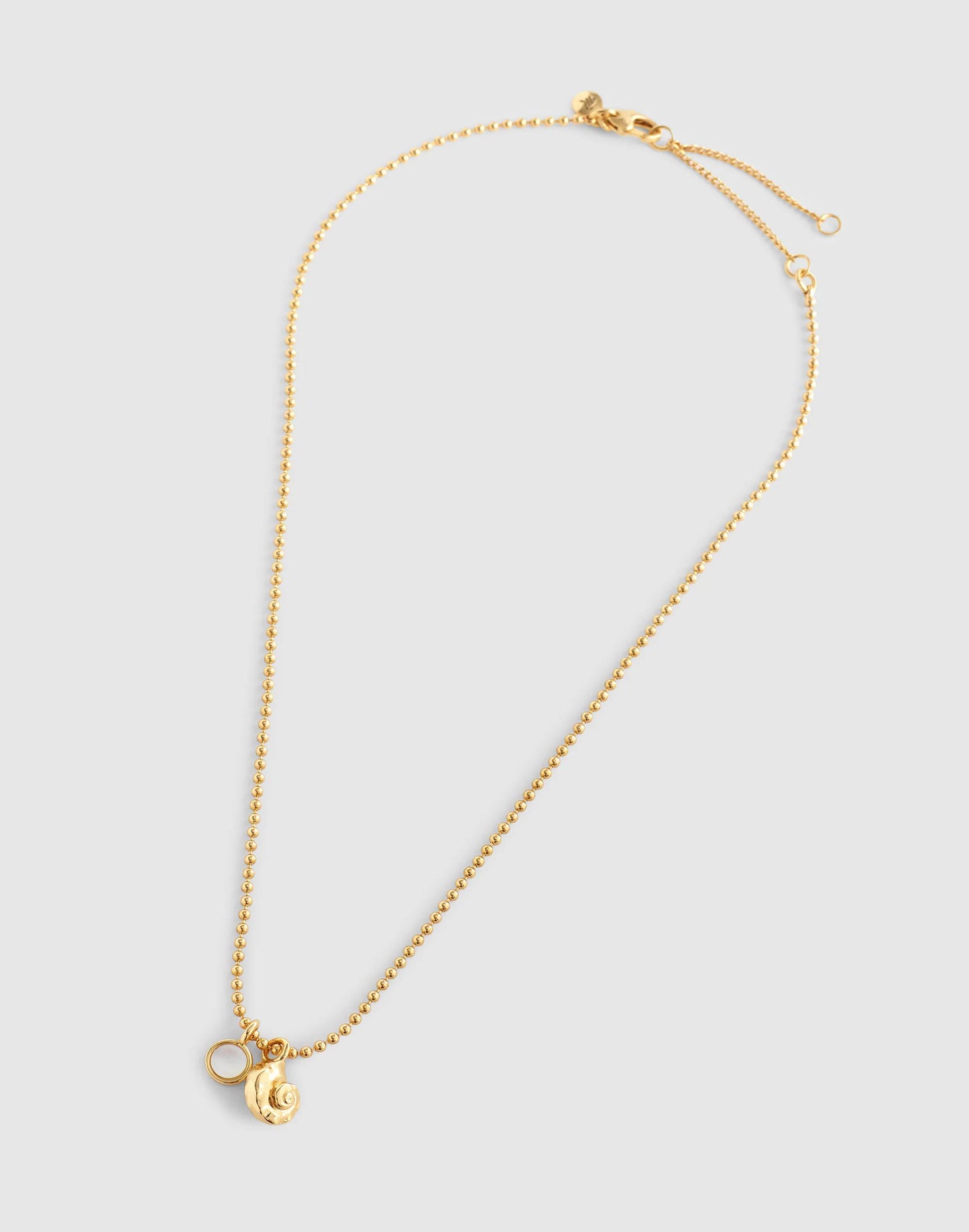 Madewell Mother-of-Pearl Ball Chain Necklace